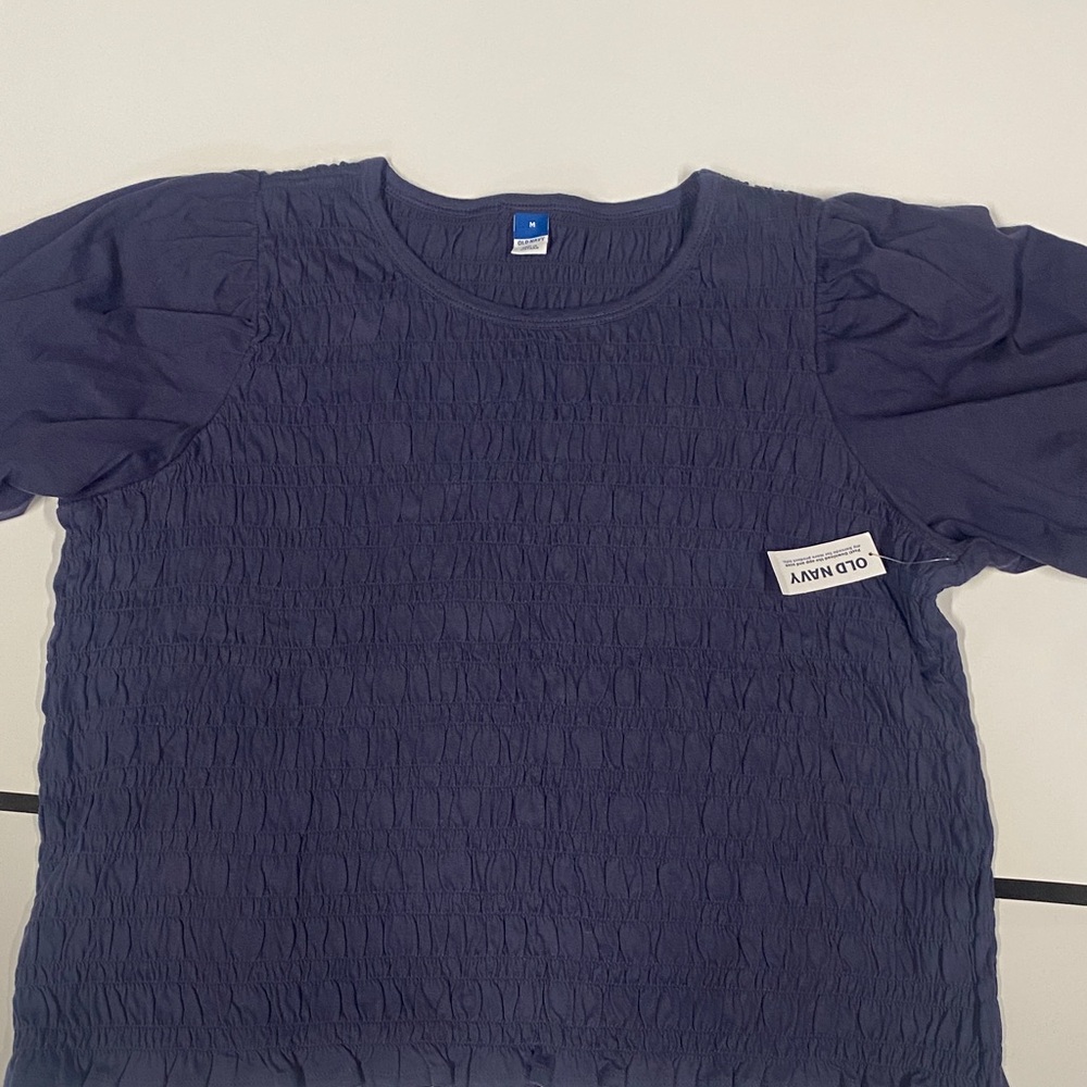 Old Navy Women’s Smocked Short Sleeve Tee